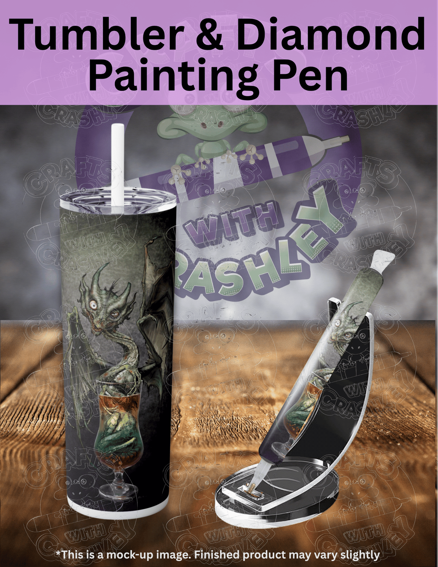 "Zombie Dragon" by ©Stanley Morrison Premium Accessories for Diamond Painting