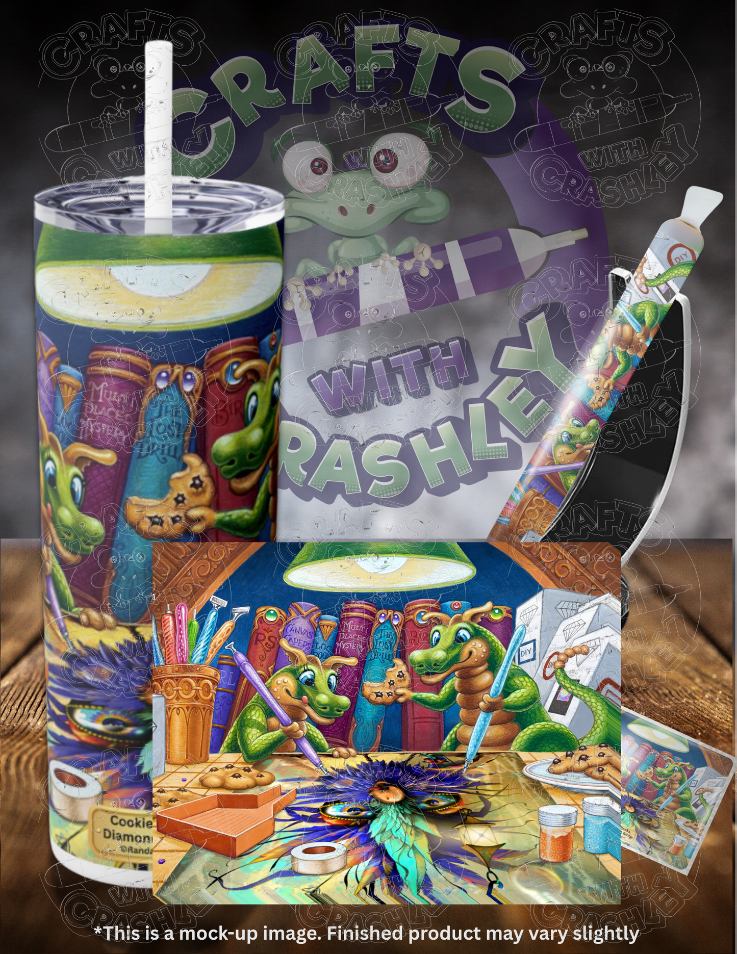 Product Bundle "Cookies, Books, Diamonds, & Birds" by ©Randal Spangler