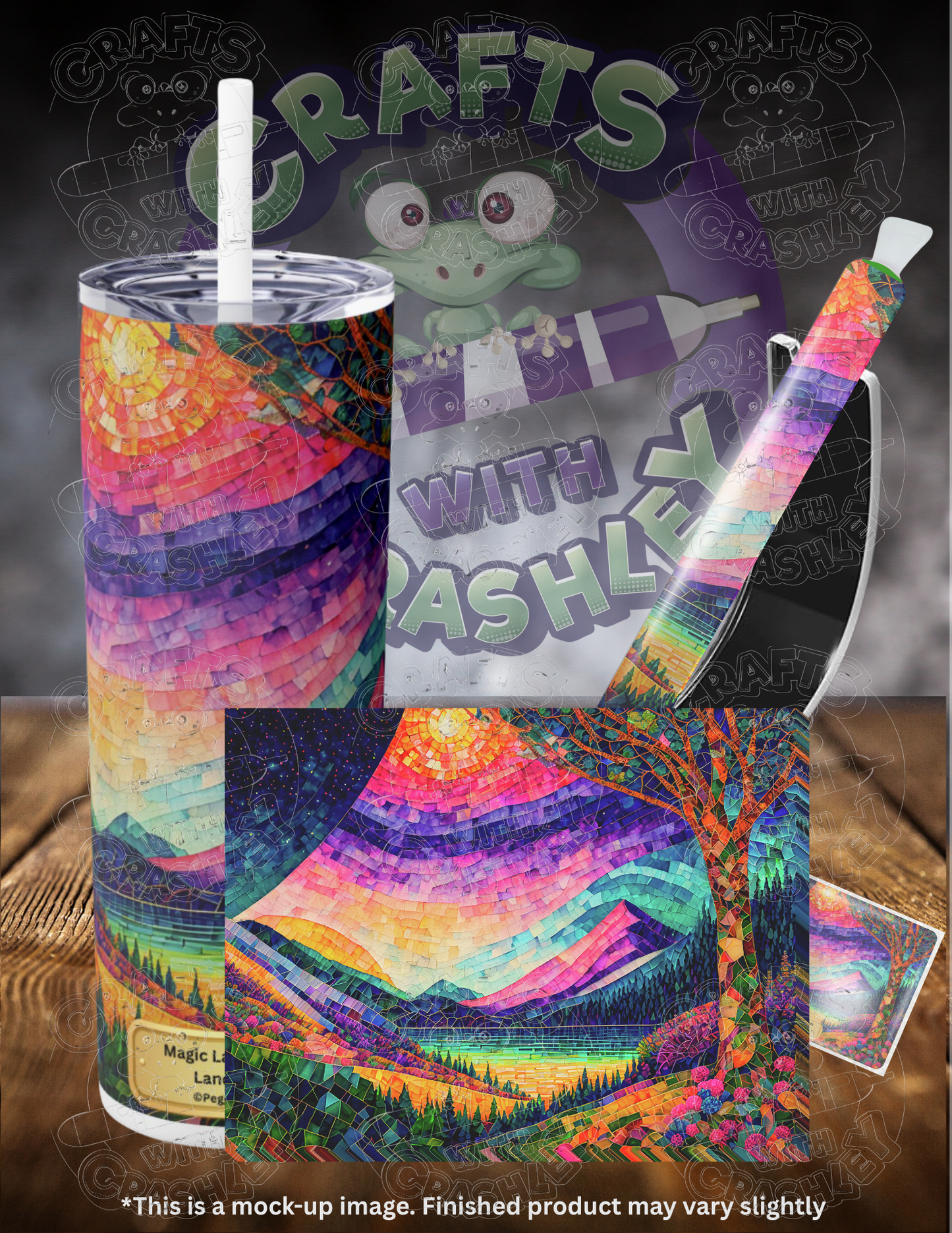 Product Bundle "Magic Land Mosaic Landscape" by ©Peggy Collins