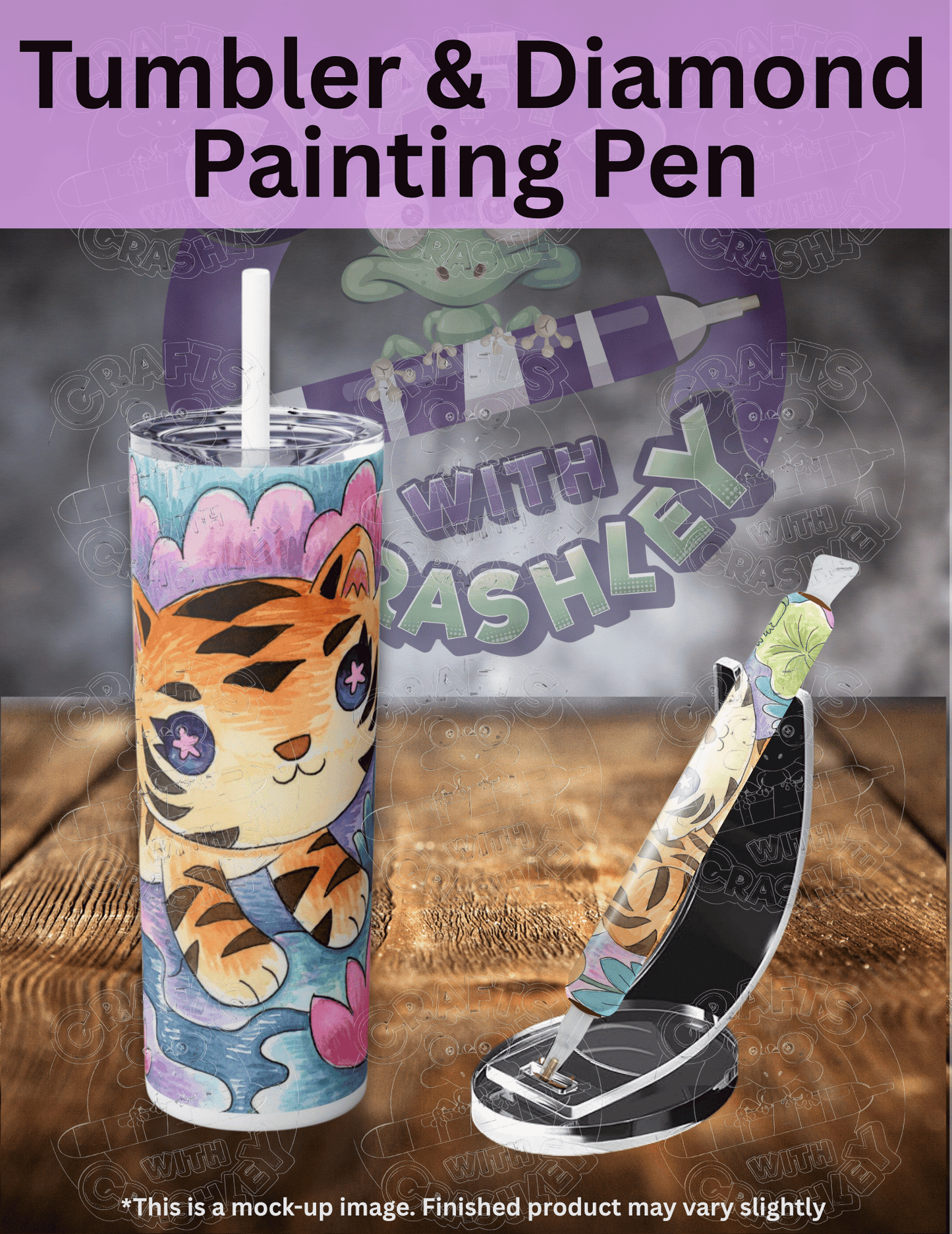 "Tiger Lilly Pond" by ©Jeremiah Ketner Premium Accessories for Diamond Painting