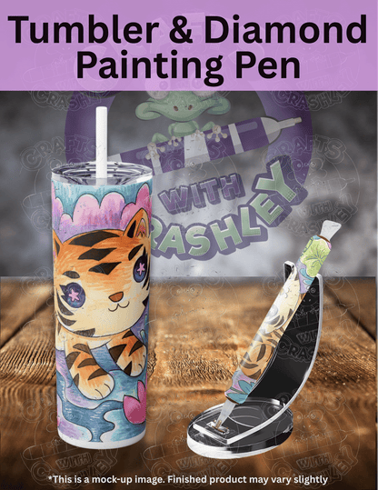 "Tiger Lilly Pond" by ©Jeremiah Ketner Premium Accessories for Diamond Painting