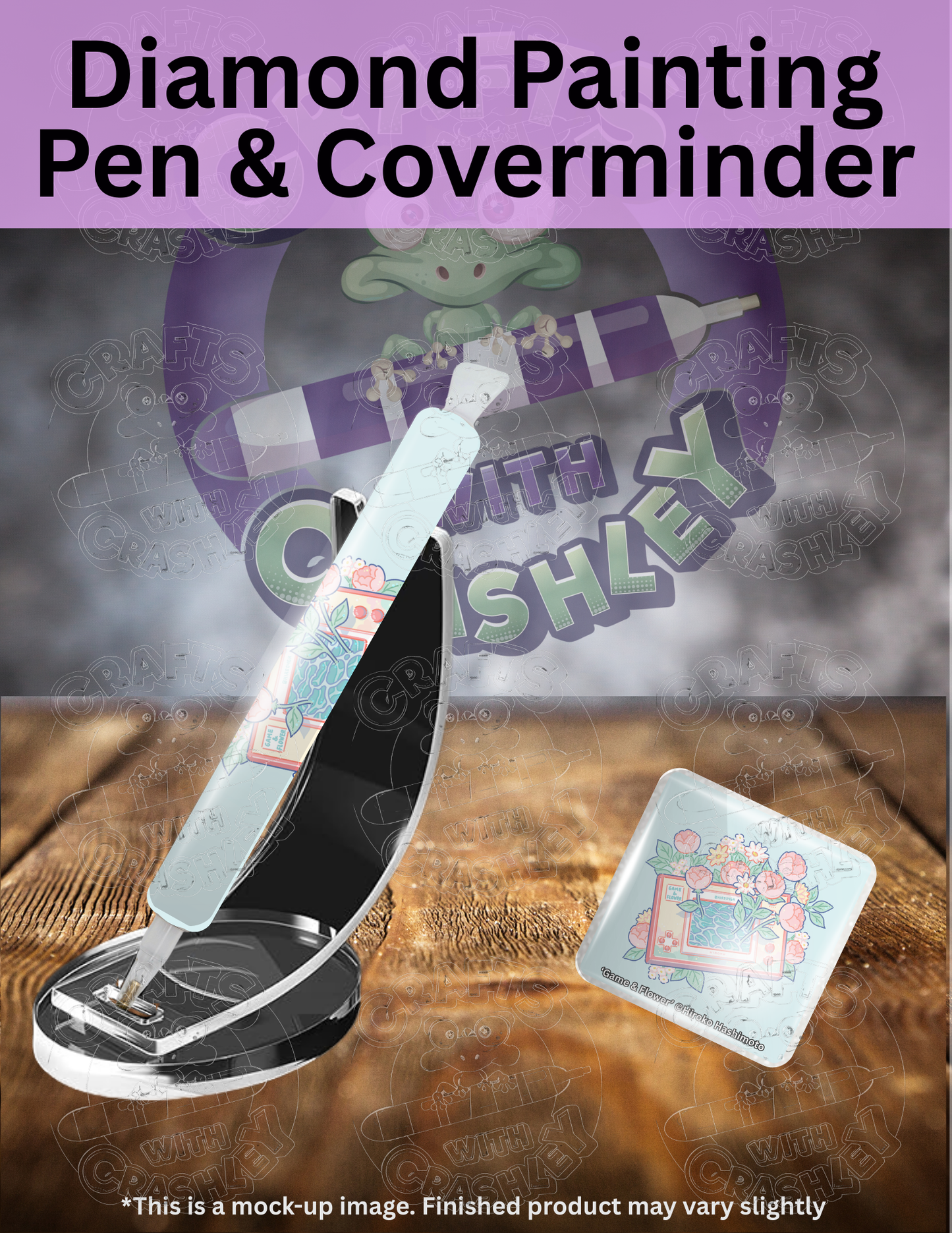 "Game & Flower" by ©Hiroko Hashimoto Premium Accessories for Diamond Painting