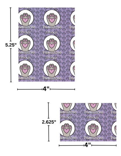 "Stay Pawsitive" by Mrs Coffee Decorative Diamond Painting Release Papers