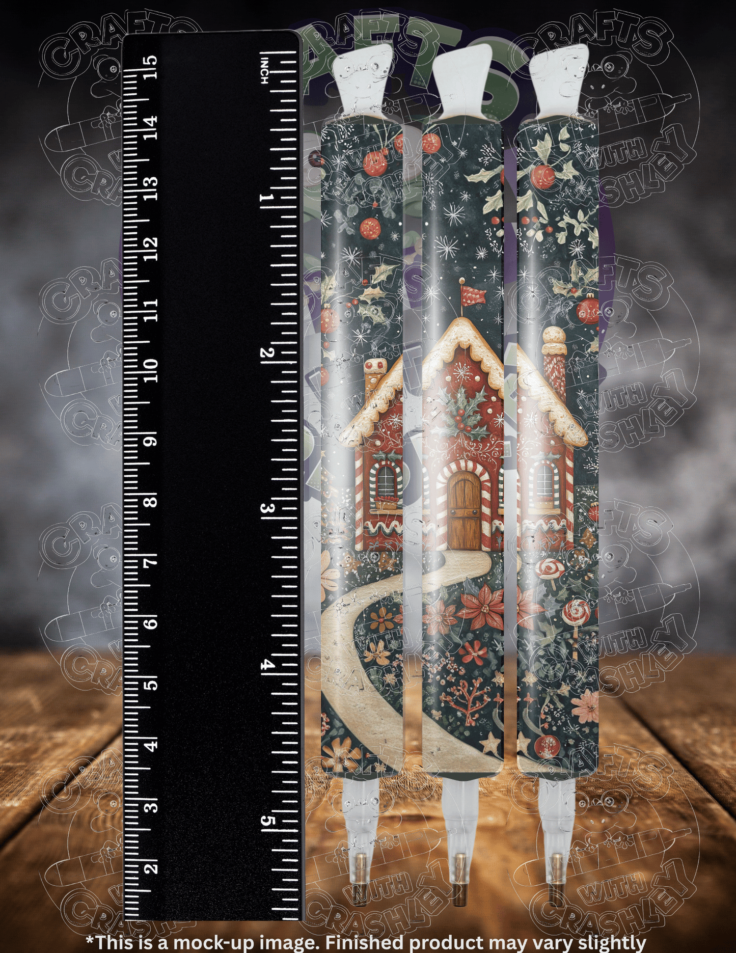 "Holly Jolly Gingerbread House" Premium Accessories for Diamond Painting