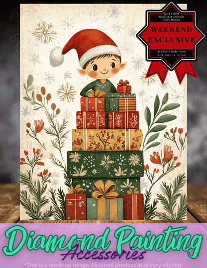"Elf-tasic Present Stack" Premium Accessories for Diamond Painting
