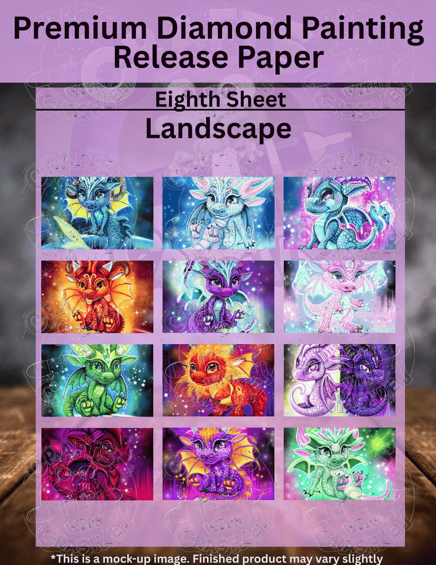 Limited Edition "Zodiac Combo Pack" by ©Sheena Pike Premium Release Paper for Diamond Painting