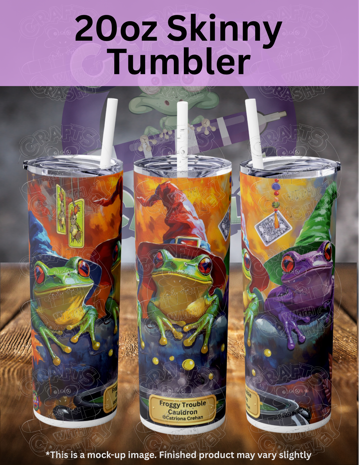 "Froggy Trouble Cauldron" by ©Catriona Crehan Premium Accessories for Diamond Painting