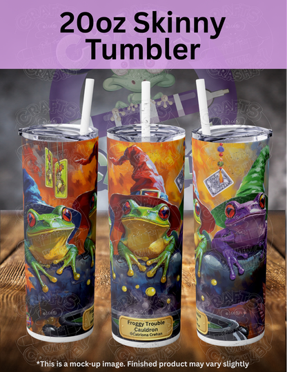 "Froggy Trouble Cauldron" by ©Catriona Crehan Premium Accessories for Diamond Painting