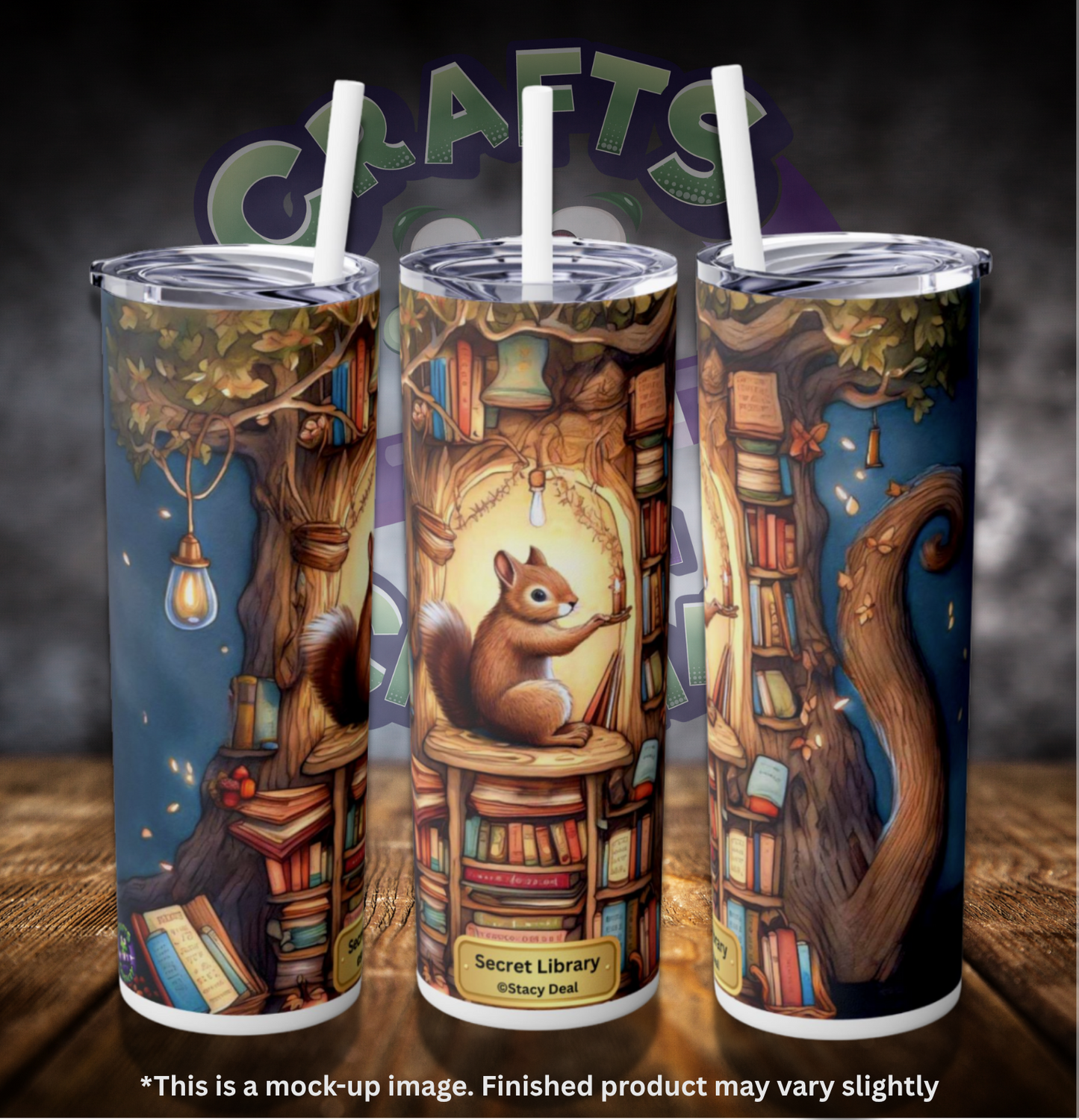 Secret Library by ©Stacy Deal 20oz Skinny Tumbler