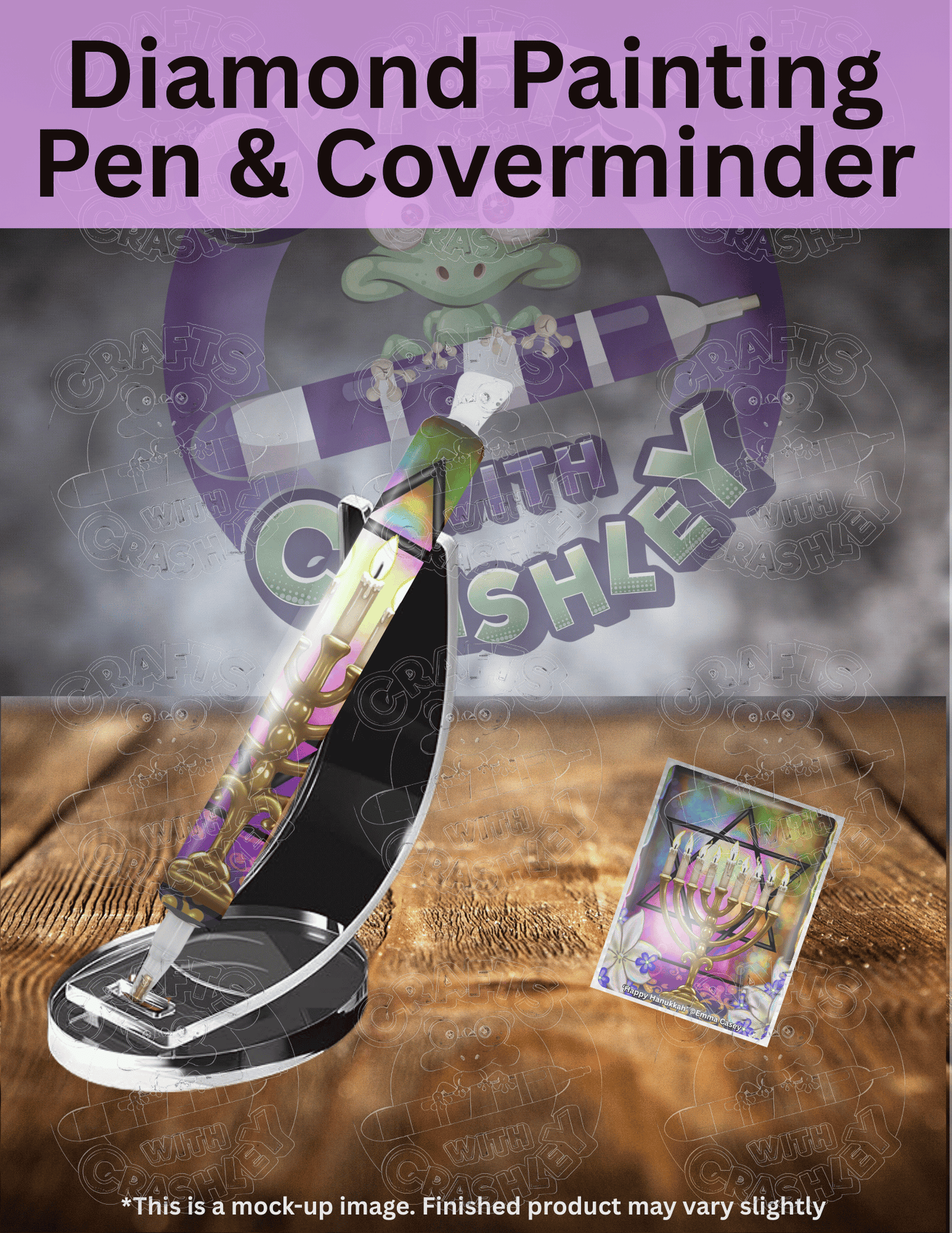 "Happy Hanukkah" by ©Emma Casey Premium Accessories for Diamond Painting