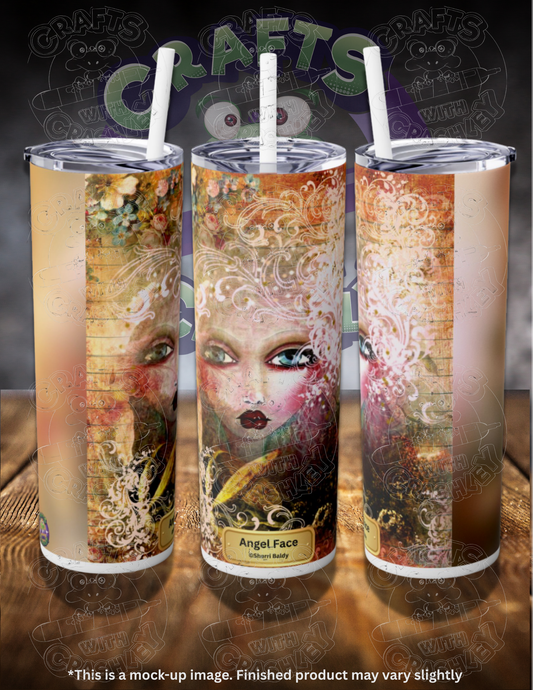 Angel Face by ©Sherri Baldy 20oz Skinny Tumbler