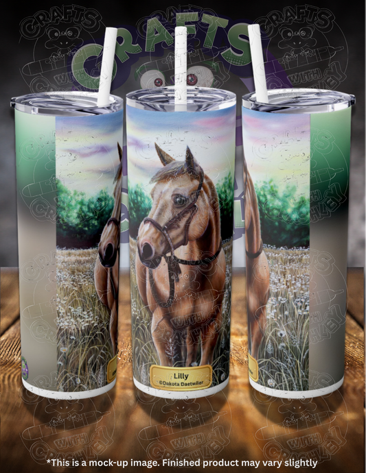 Lilly by ©Dakota Daetwiler 20oz Skinny Tumbler