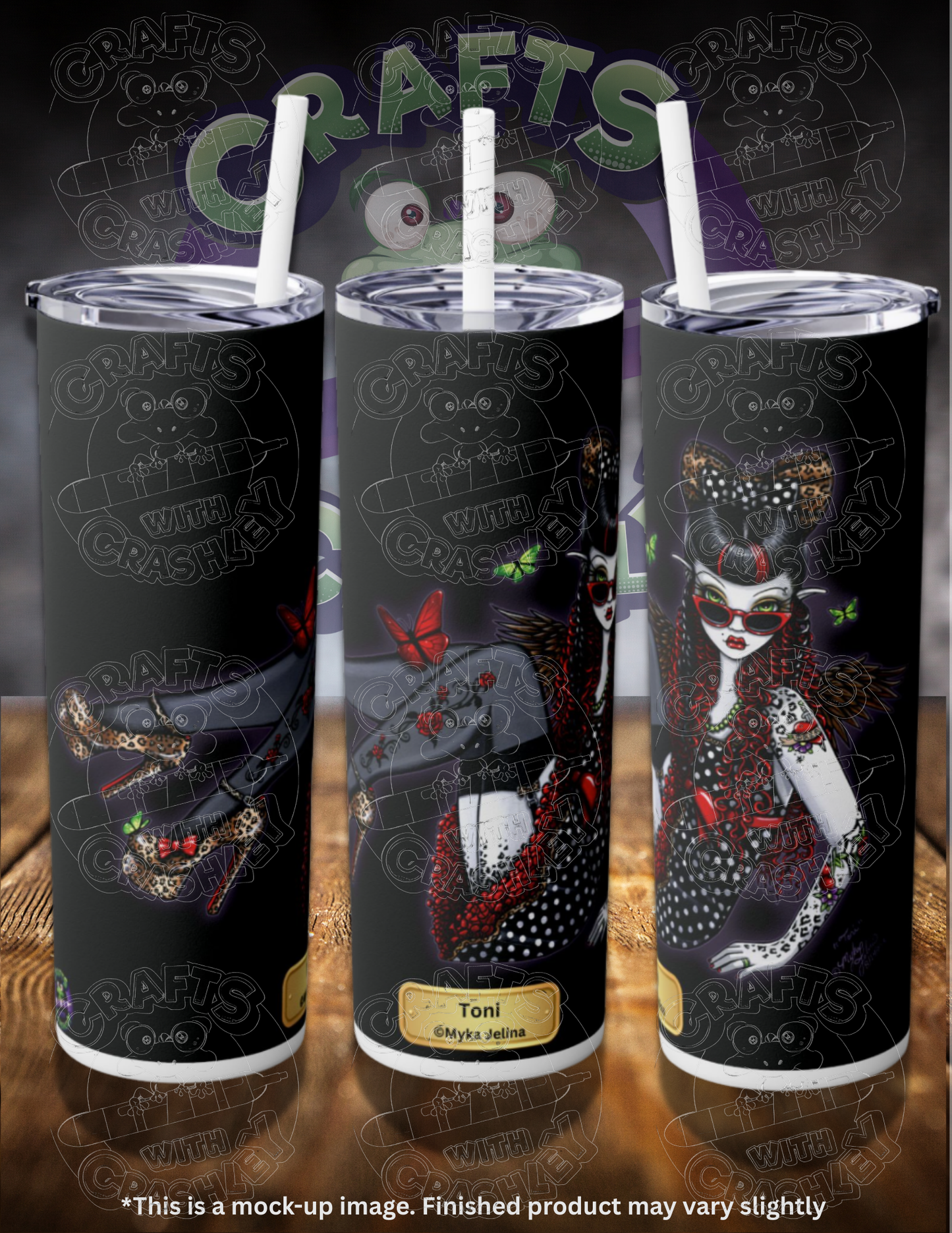 Toni by ©Myka Jelina 20oz Skinny Tumbler