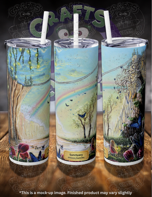 Sanctuary by ©Dakota Daetwiler 20oz Skinny Tumbler