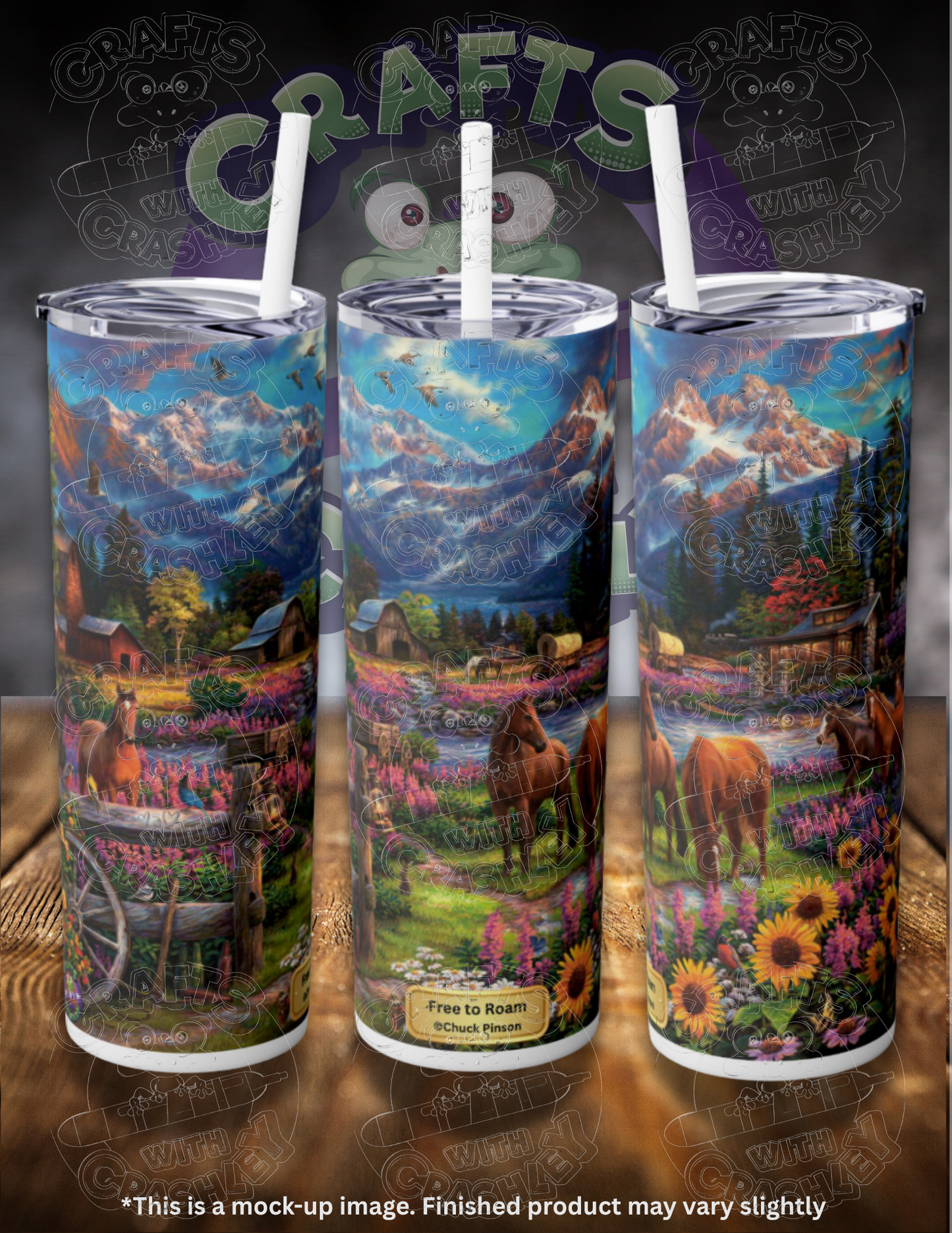 Free to Roam by ©Chuck Pinson 20oz Skinny Tumbler