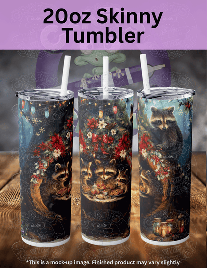 "Raccoon Christmas" by ©Claudia McKinney Premium Accessories for Diamond Painting