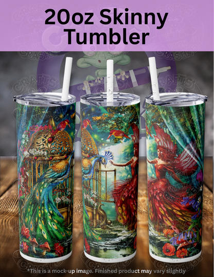 "Red Fairy Forest" by ©Ciro Marchetti Premium Accessories for Diamond Painting