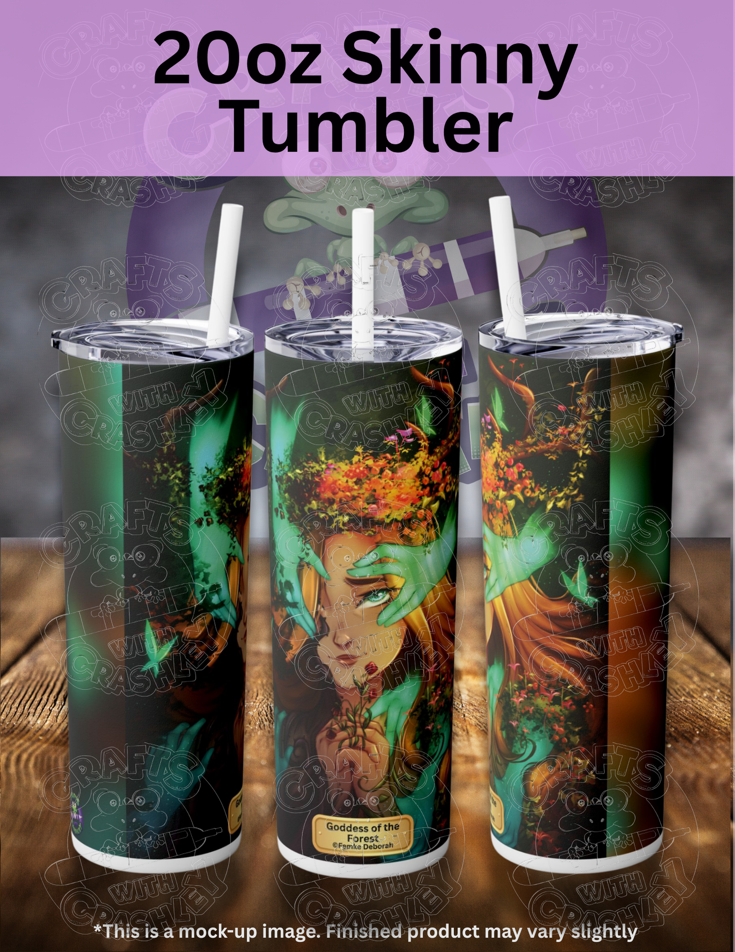 "Goddess of the Forest" by ©Femke Deborah Premium Accessories for Diamond Painting