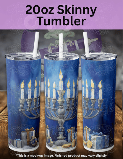 "Festival of Lights The Hanukkah Menorah and Gifts" by ©Auclair Studio Premium Accessories for Diamond Painting