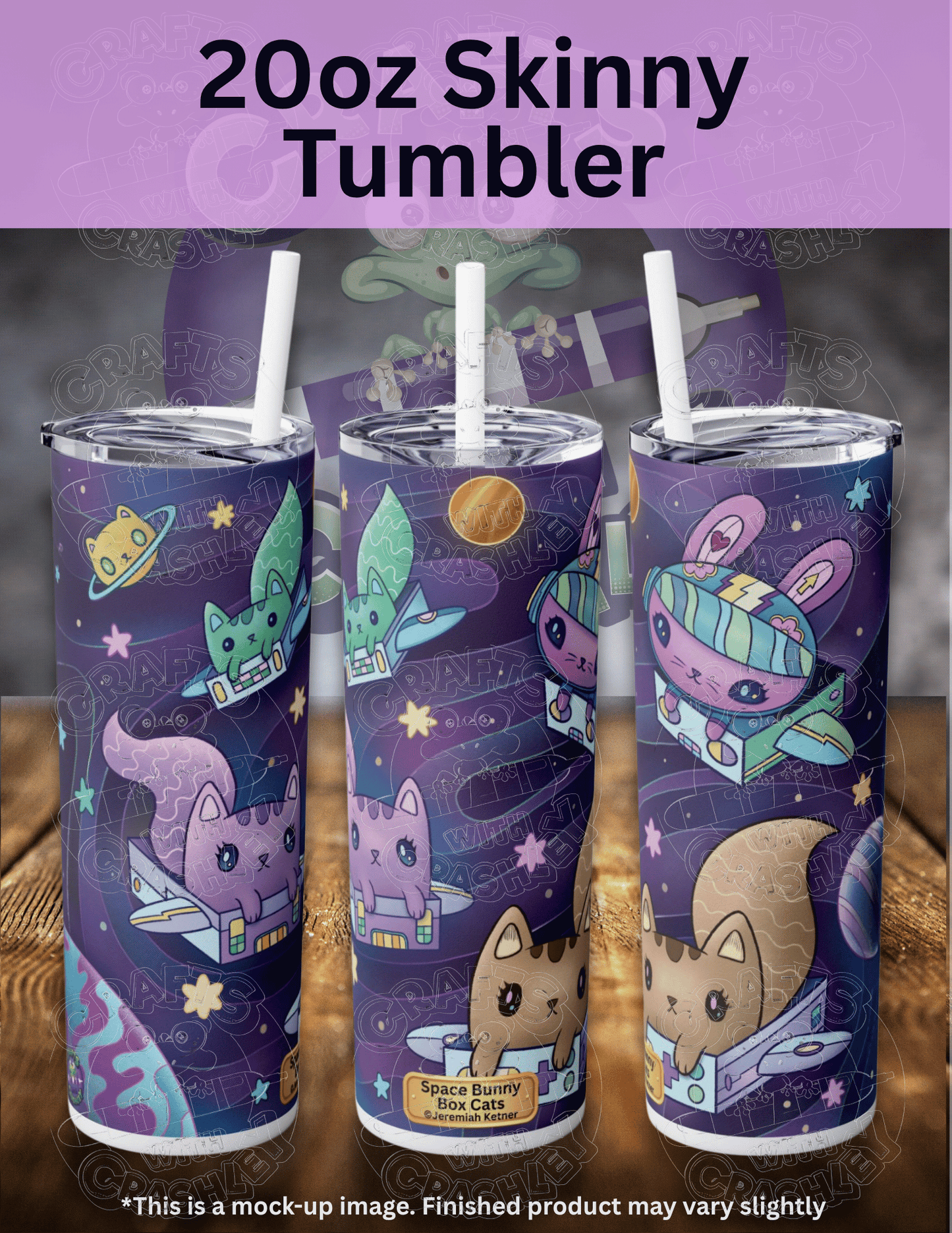 "Space Bunny Box Cats" by ©Jeremiah Ketner Premium Accessories for Diamond Painting