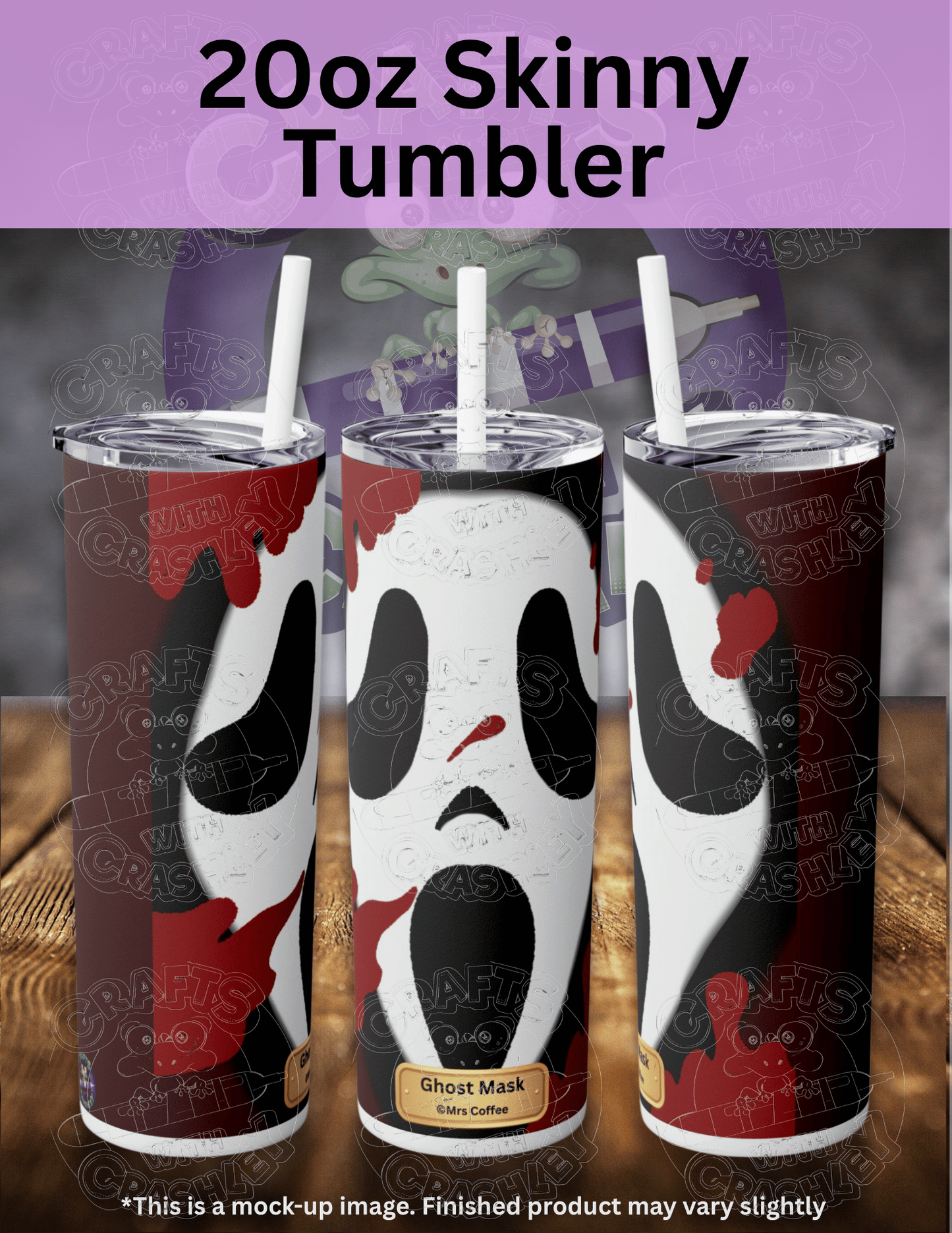 "Ghost Mask" by ©Mrs Coffee Premium Accessories for Diamond Painting