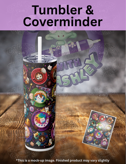 "Cat Lattes" by ©Brigid Ashwood Premium Accessories for Diamond Painting