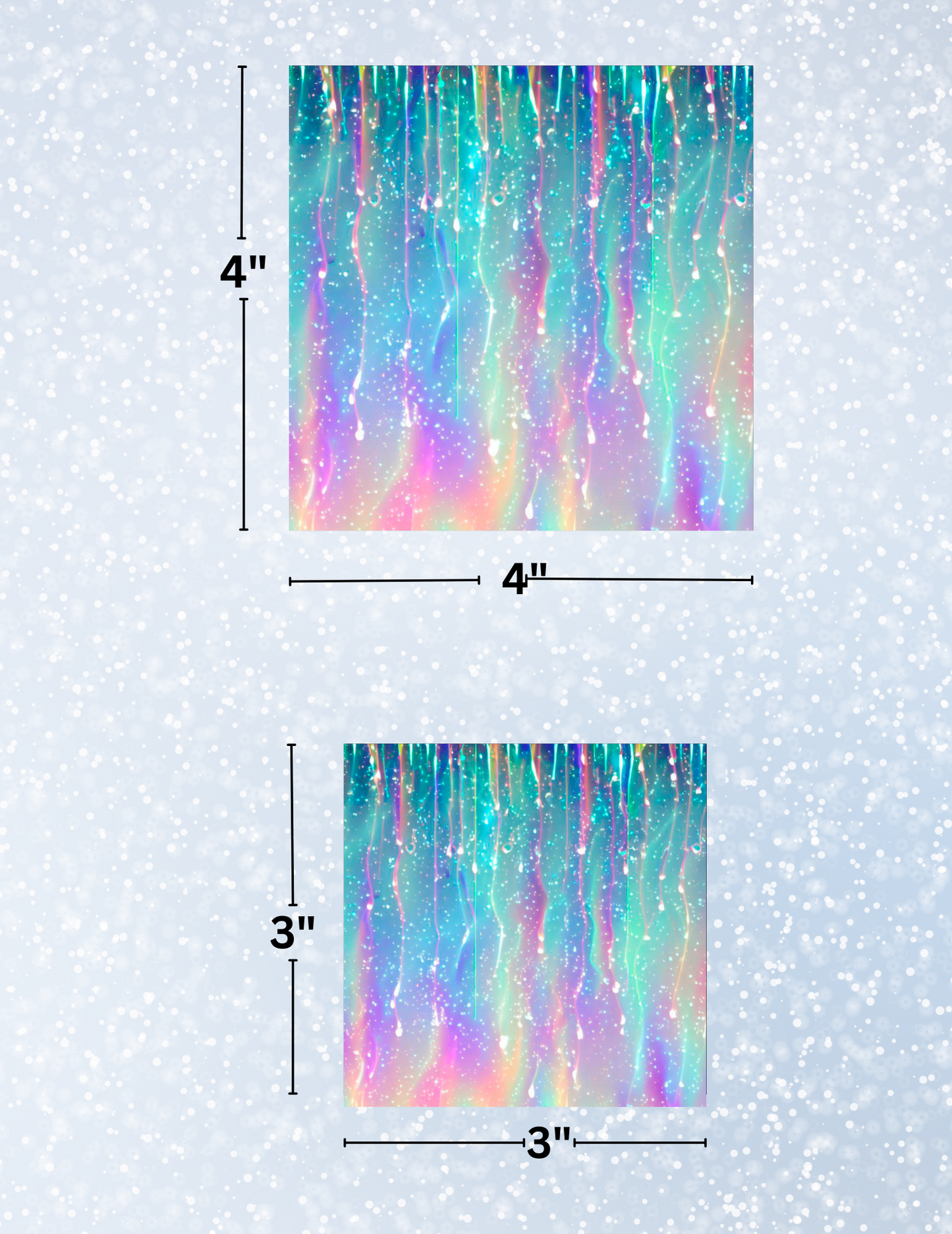 "Neon Rain" Decorative Diamond Painting Release Papers