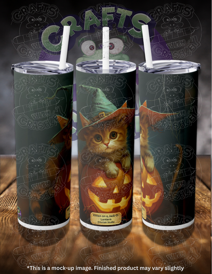Product Bundle "Kitten on a Jack-O-Lantern" by ©Auclair Studio