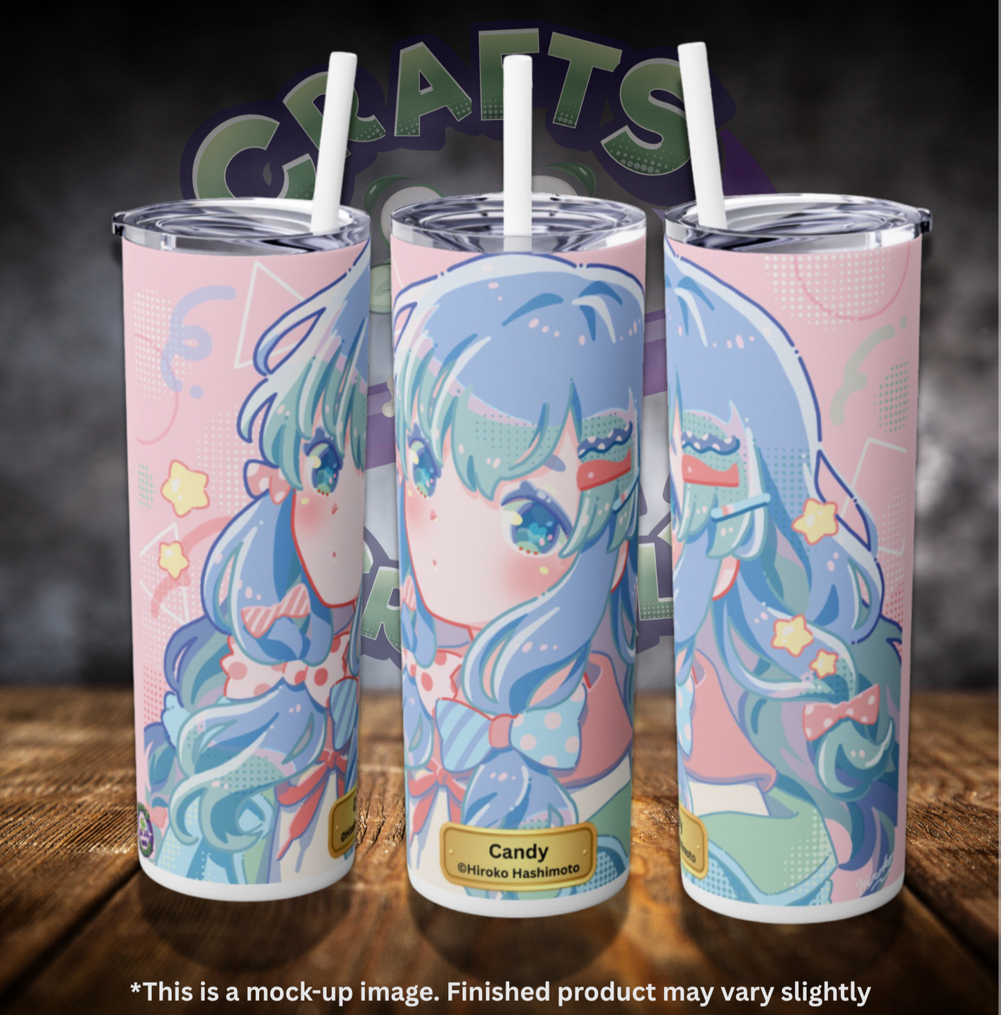 Candy by ©Hiroko Hashimoto 20oz Skinny Tumbler