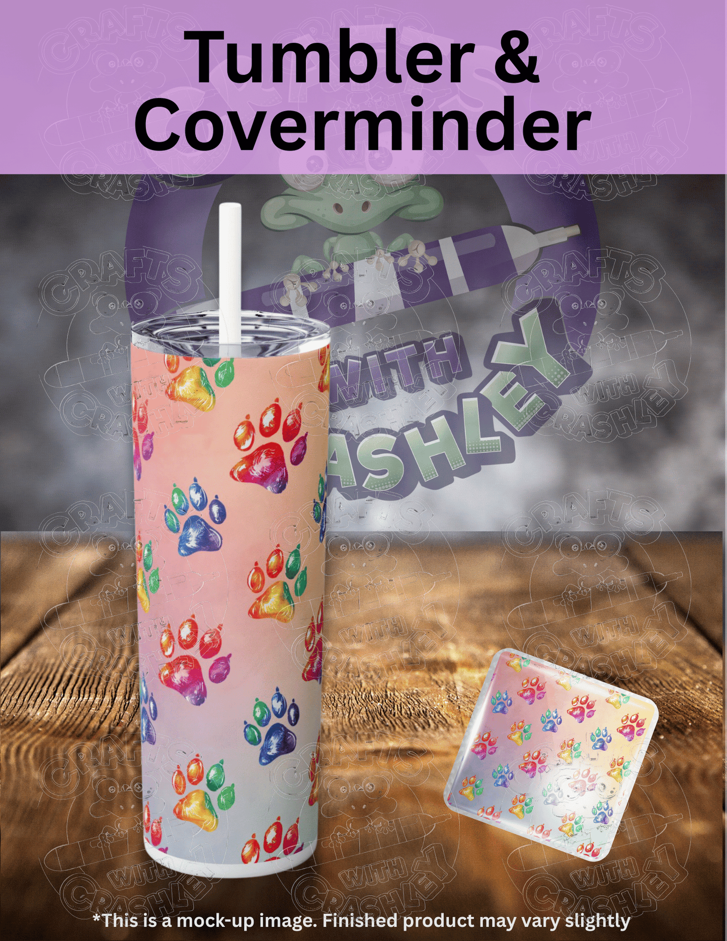 "Rainbow Paw Prints" Premium Accessories for Diamond Painting