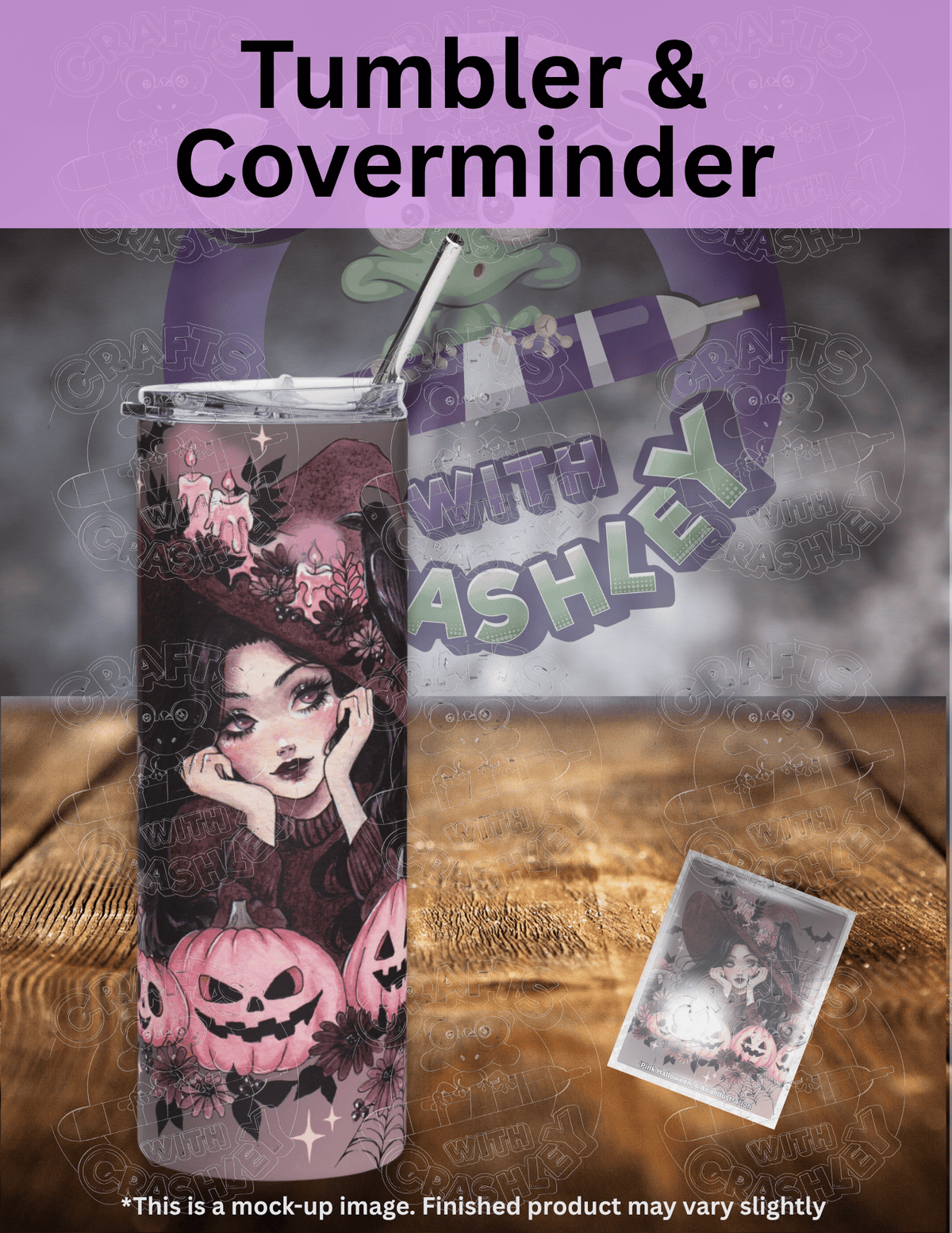"Pink Halloween" by ©Aria Illustration Premium Accessories for Diamond Painting