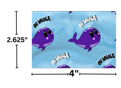 "Oh Whale" by Mrs Coffee Decorative Diamond Painting Release Papers