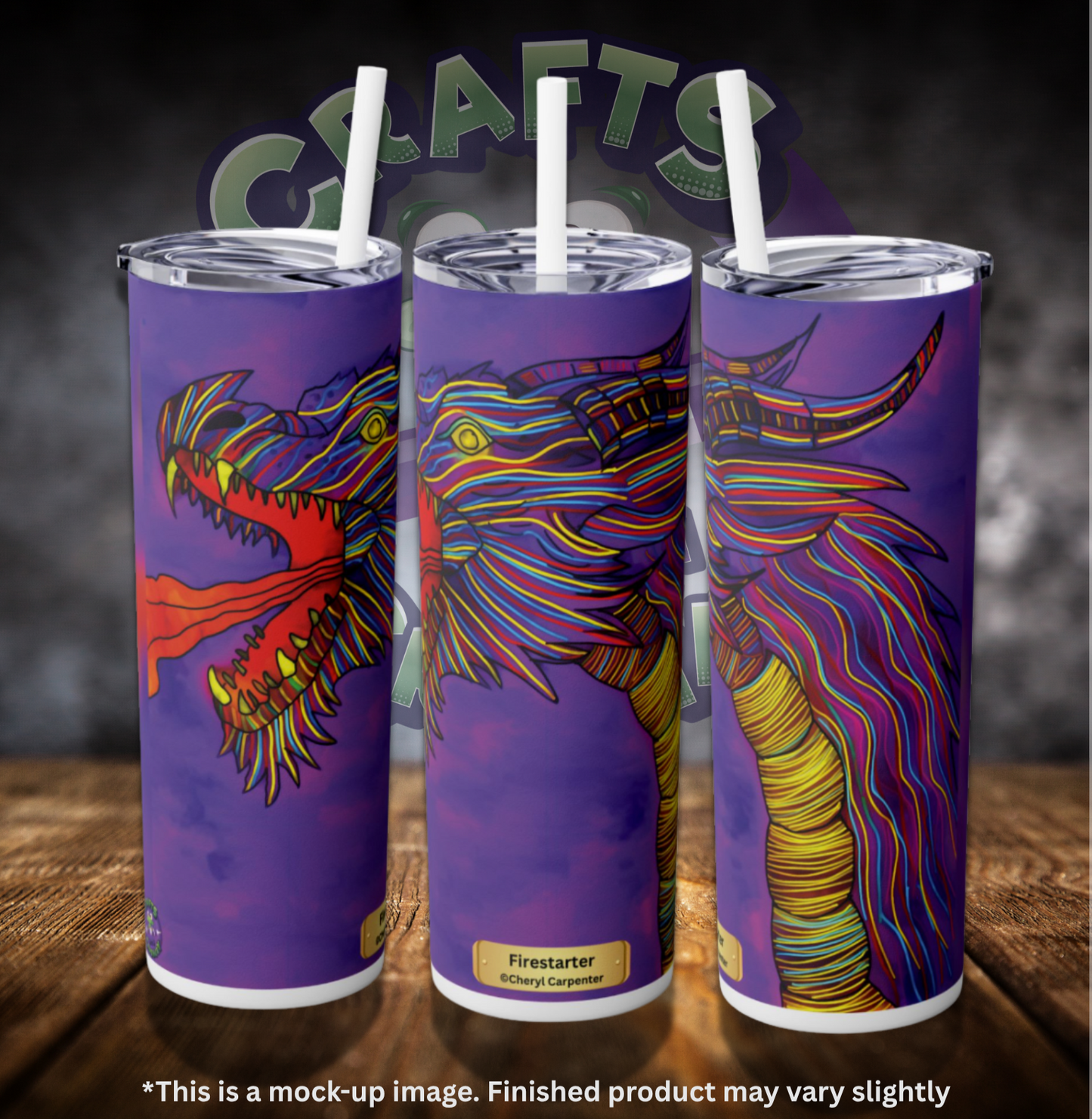Firestarter By ©Cheryl Carpenter 20oz Skinny Tumbler