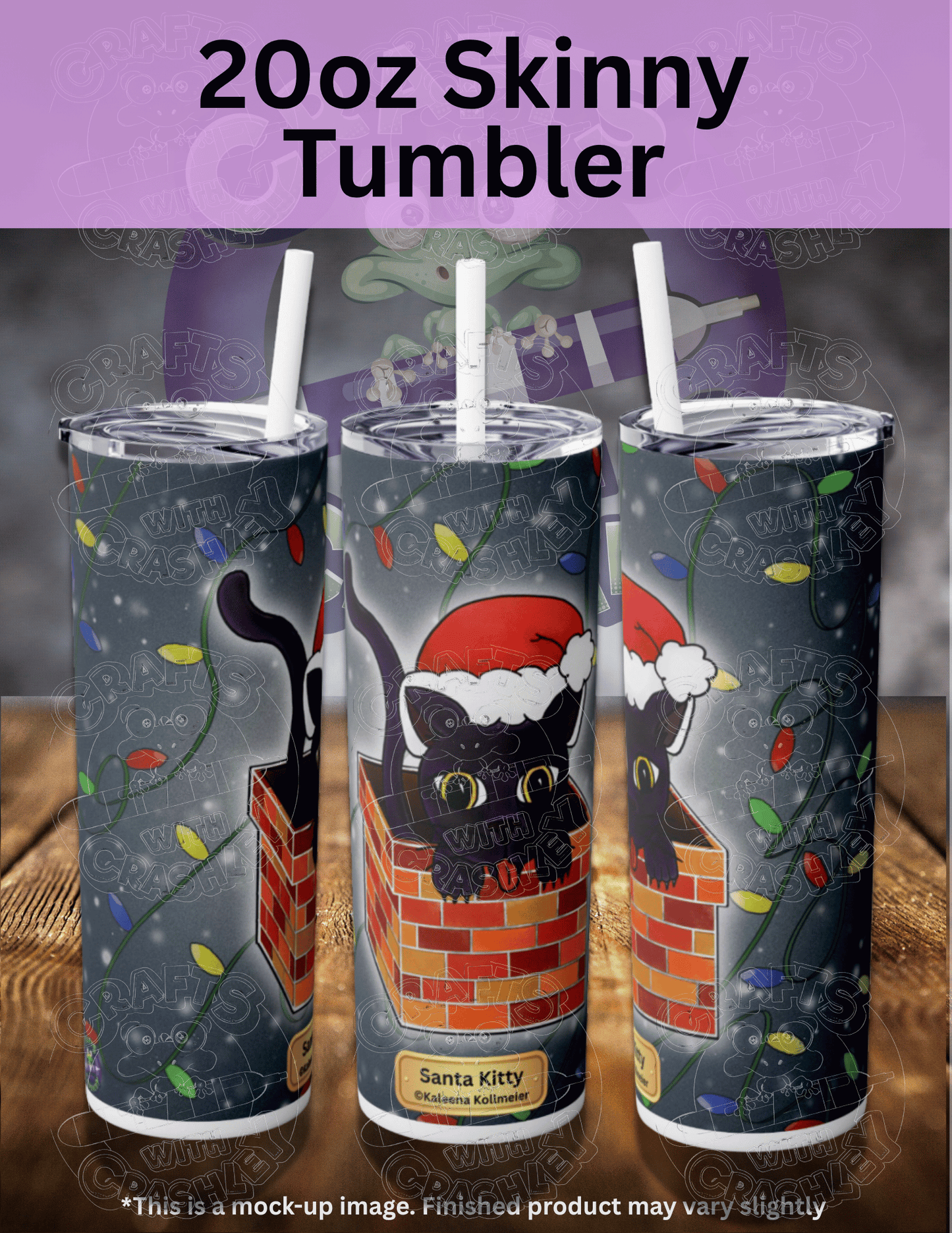 "Santa Kitty" by ©Kaleena Kollmeier Premium Accessories for Diamond Painting