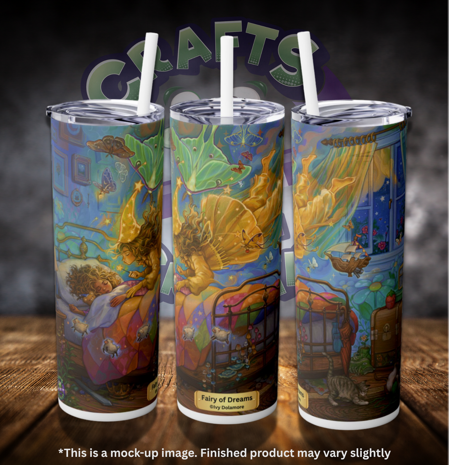 Fairy of Dreams By ©Ivy Dolamore 20oz Skinny Tumbler