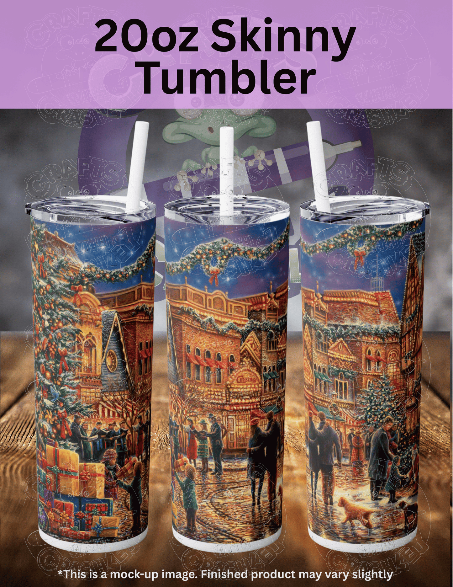 "Christmas at Town Square" by ©Chuck Pinson Premium Accessories for Diamond Painting