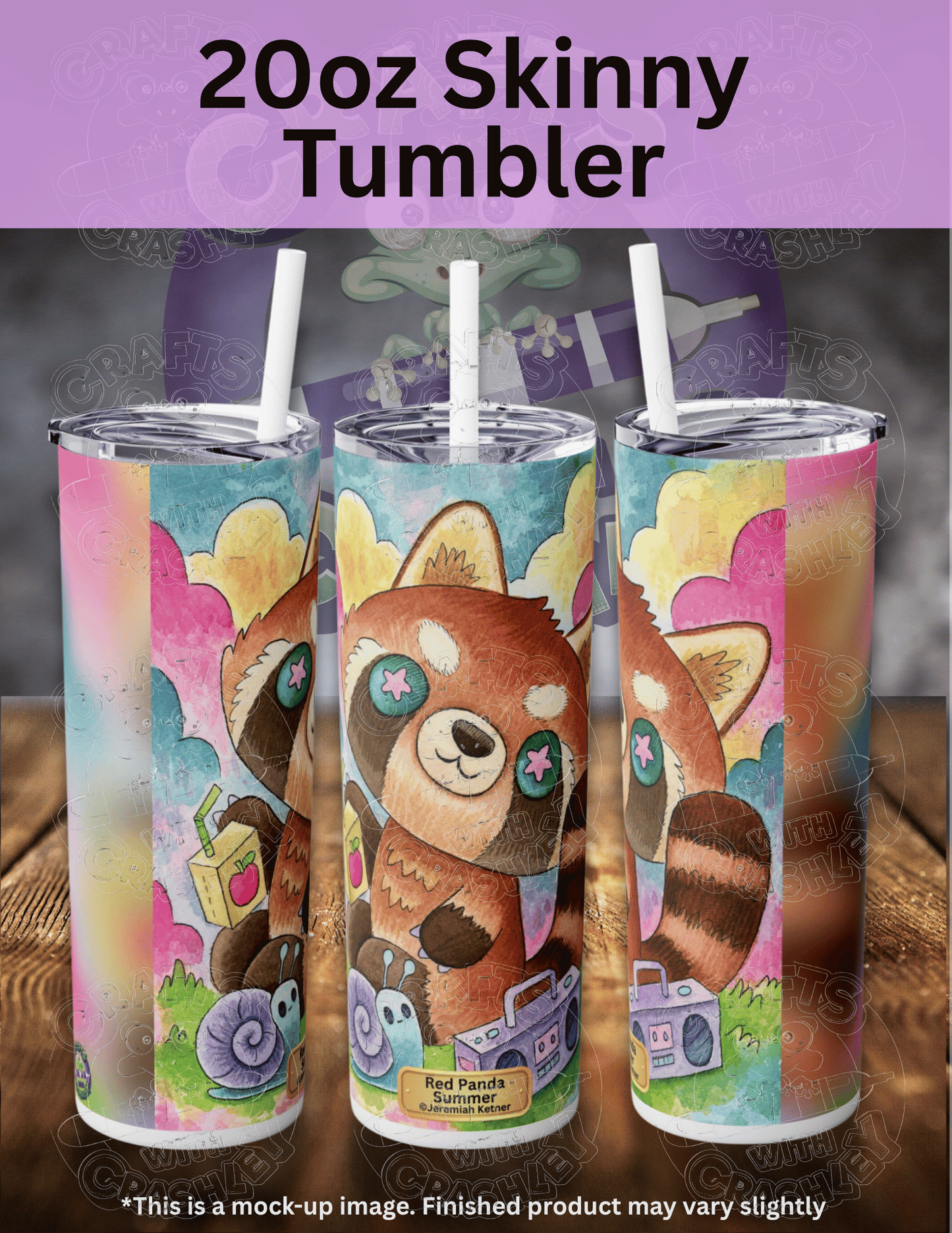 "Red Panda Summer" by ©Jeremiah Ketner Premium Accessories for Diamond Painting