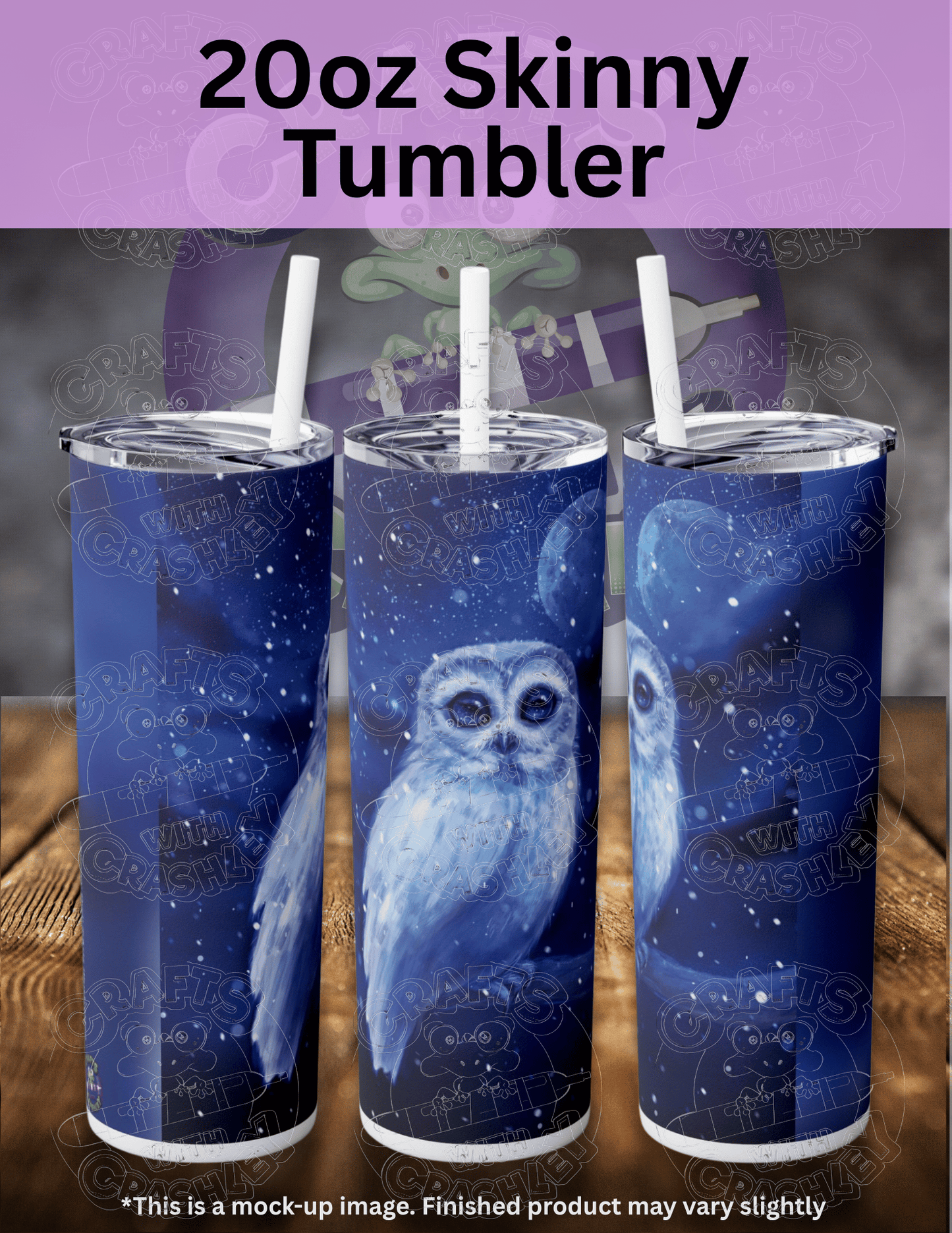 "Snowy Owl" by ©Aria Illustration Premium Accessories for Diamond Painting