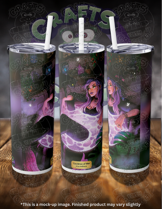 Cauldron of Mer by ©Ivy Dolamore 20oz Skinny Tumbler