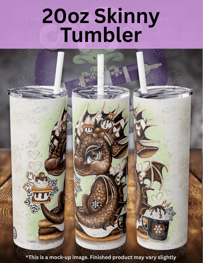 "Hot Cocoa n' S'mores Lil Dragon" by ©Sheena Pike Premium Accessories for Diamond Painting