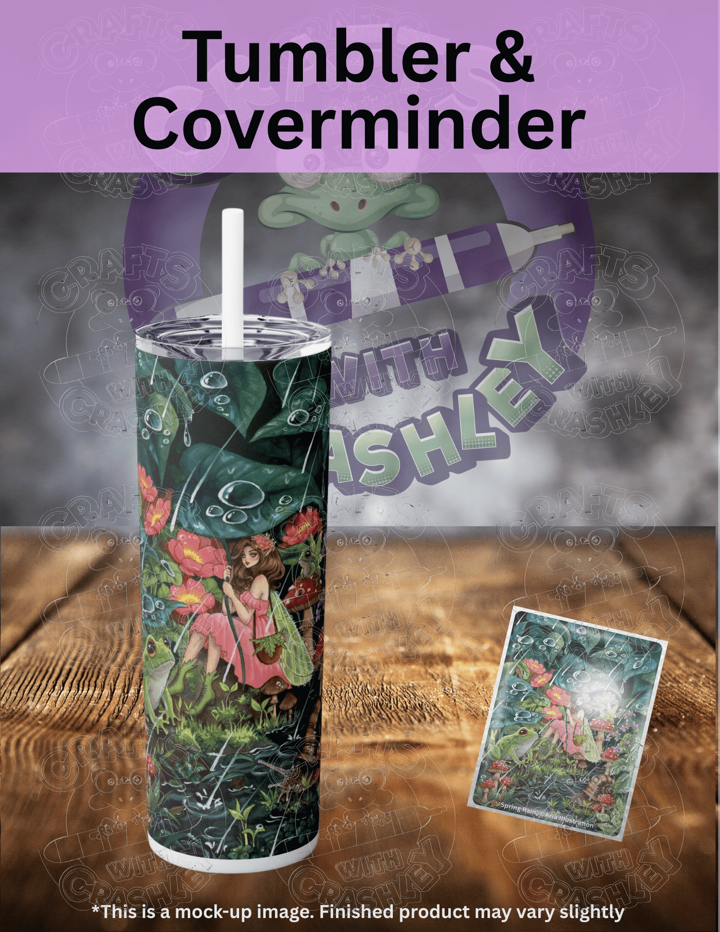 "Spring Rain" by ©Aria Illustration Premium Accessories for Diamond Painting