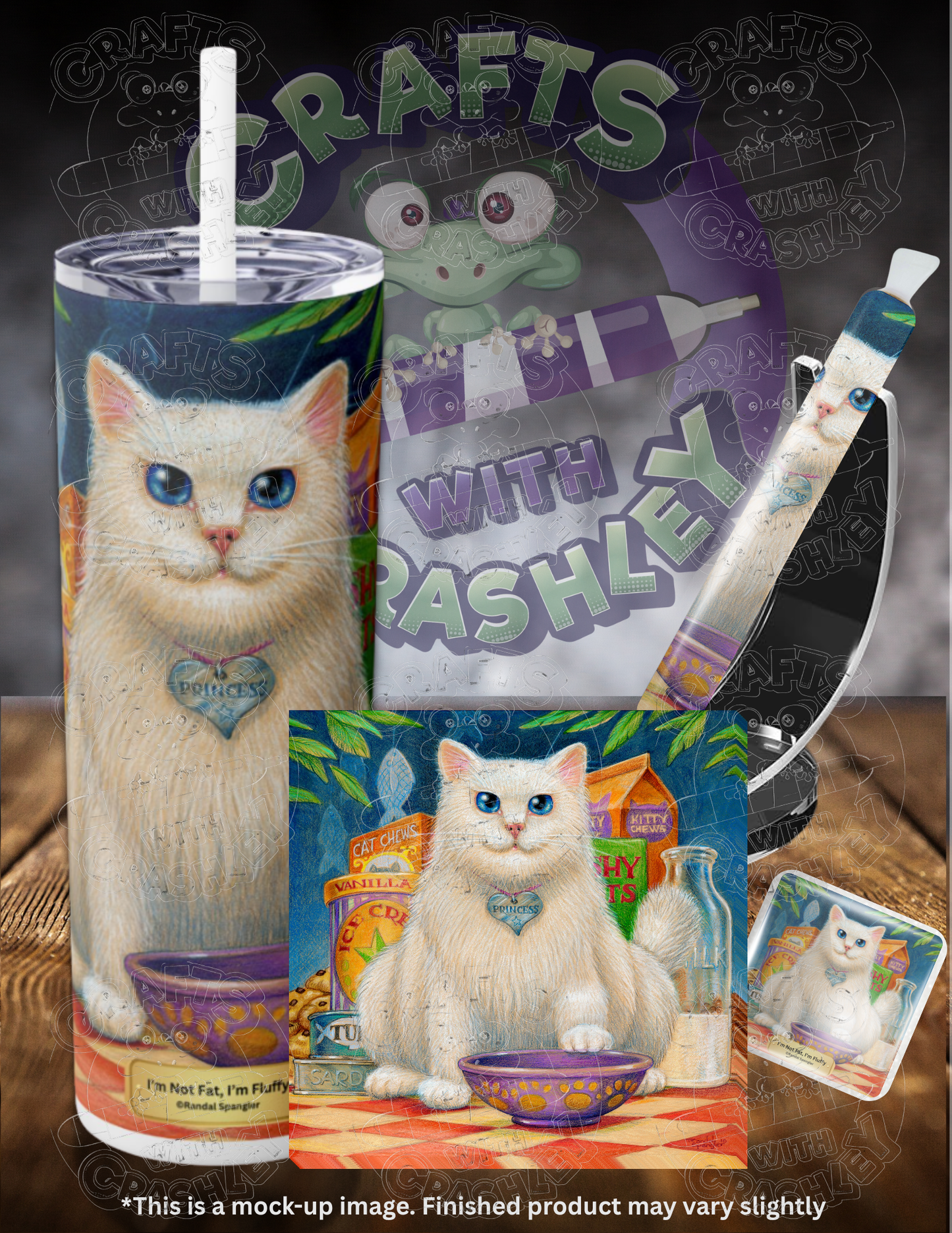 Product Bundle "I'm Not Fat, I'm Fluffy" by ©Randal Spangler