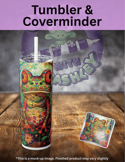 "Frog Yoga" by ©Claudia McKinney Premium Accessories for Diamond Painting