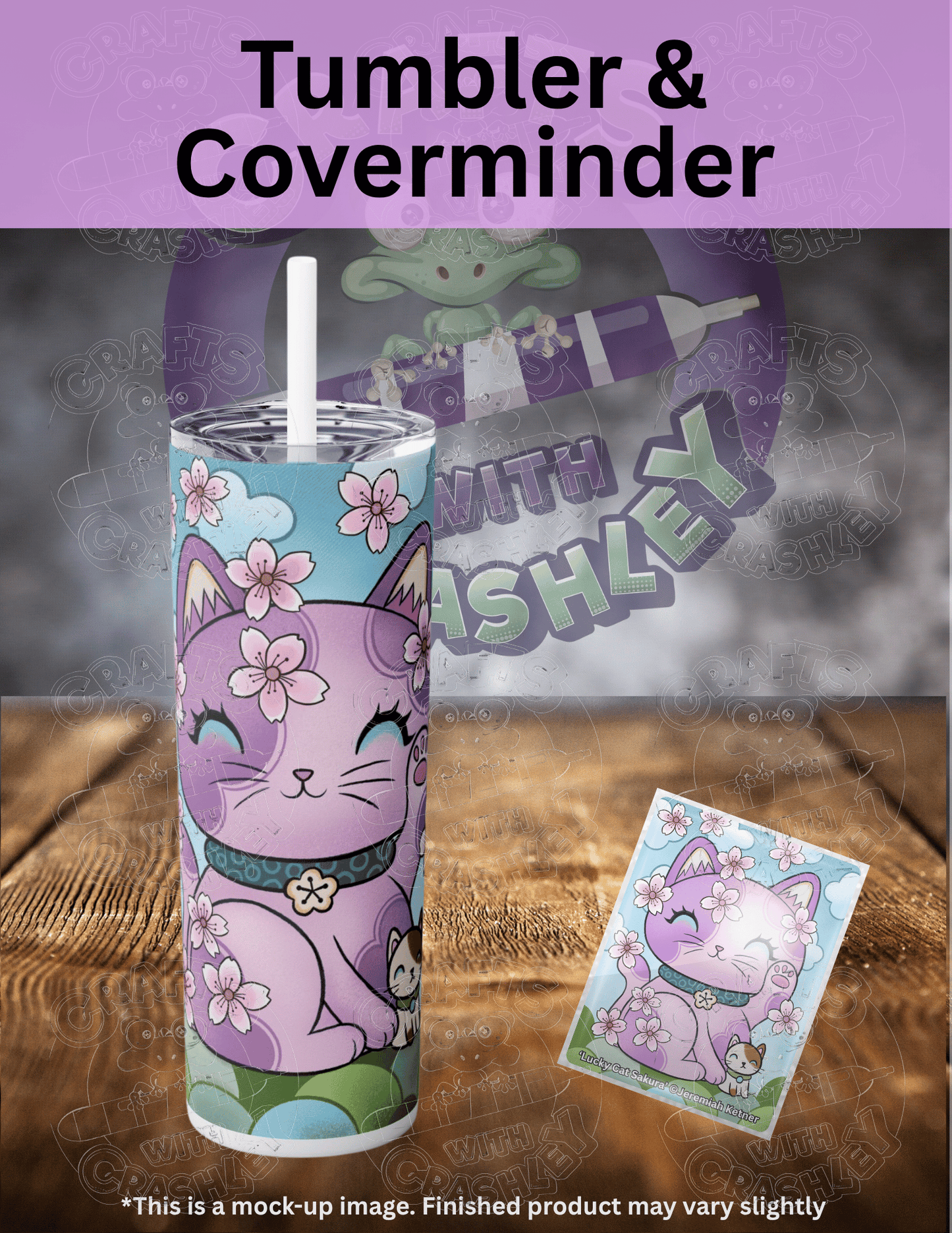 "Lucky Cat Sakura" by ©Jeremiah Ketner Premium Accessories for Diamond Painting