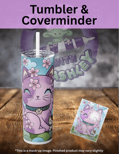"Lucky Cat Sakura" by ©Jeremiah Ketner Premium Accessories for Diamond Painting