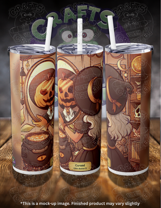 Cursed by ©Mrs Butter D 20oz Skinny Tumbler
