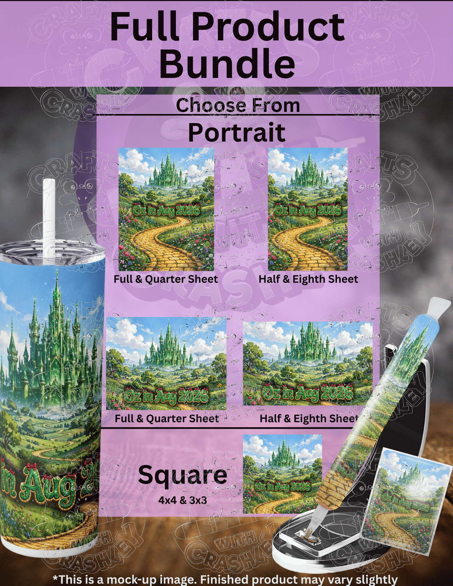 "Oz in Aug 2026 Emerald Castle" Premium Accessories for Diamond Painting