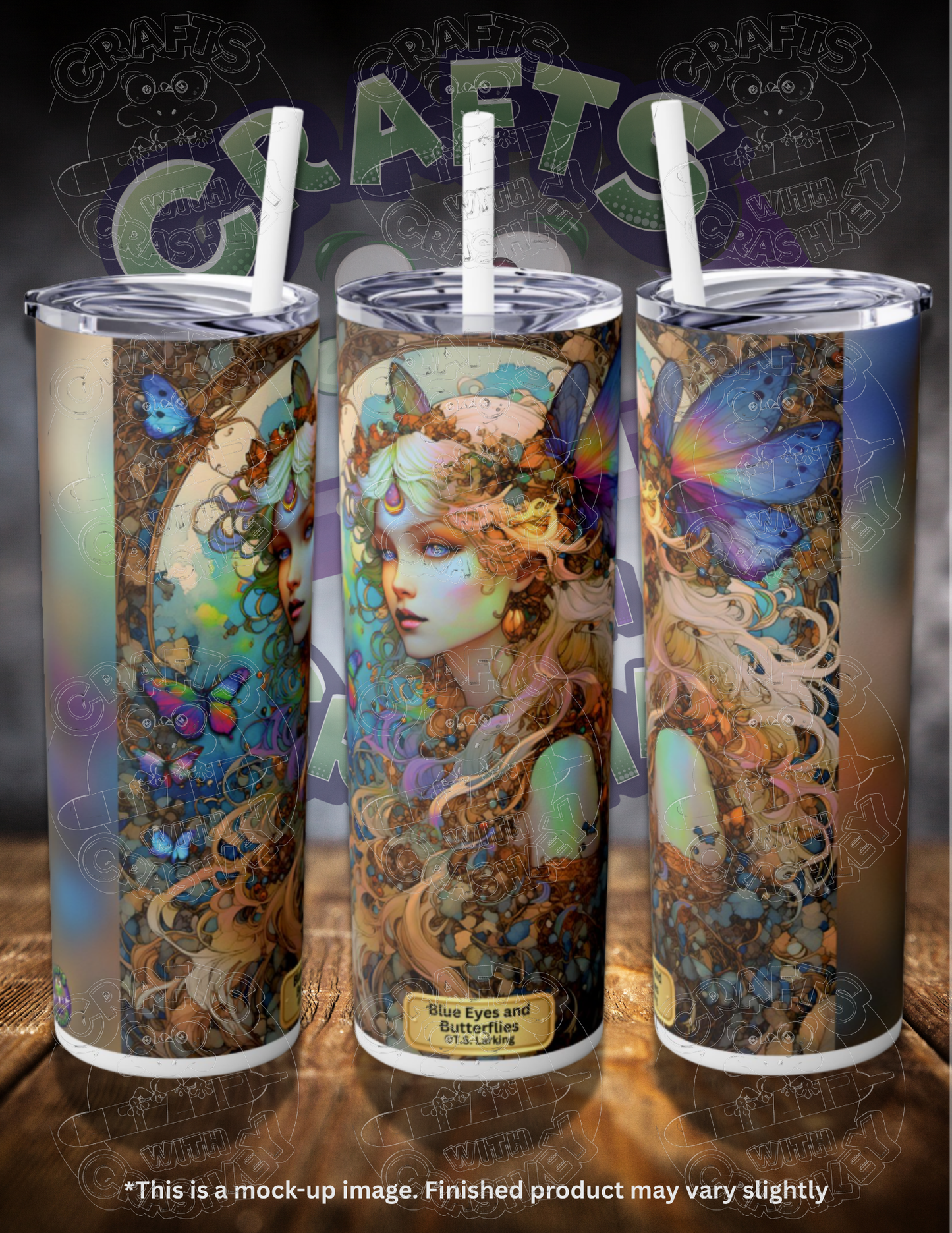 Product Bundle "Blue Eyes and Butterflies" by ©T.S. Larking