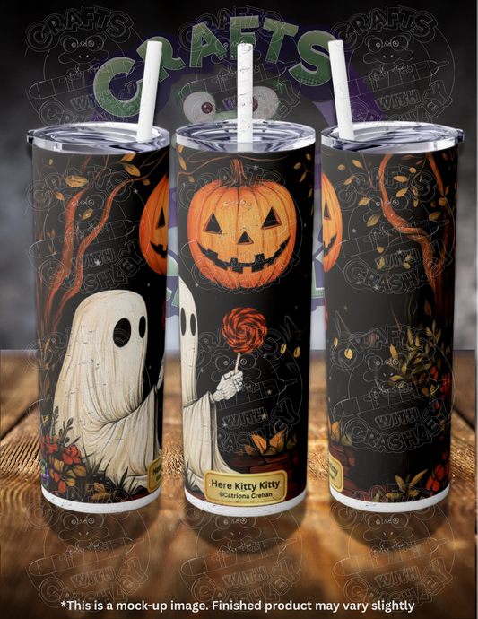 Here Kitty Kitty by ©Catriona Crehan 20oz Skinny Tumbler