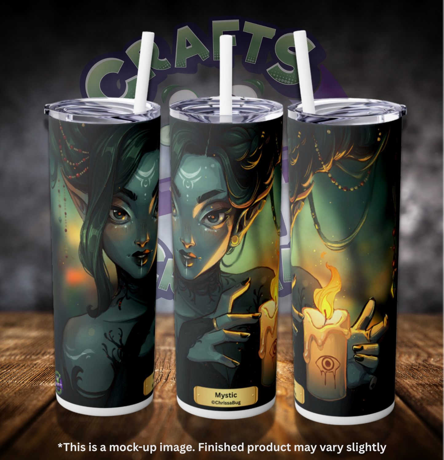 Mystic by ©ChrissaBug 20oz Skinny Tumbler